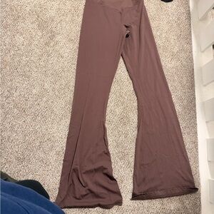 Women's Brown Flared Leggings